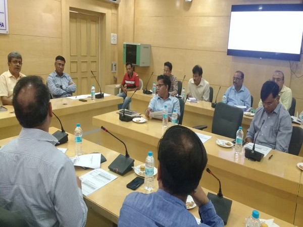 Visuals from Thursday's land allotment committee meeting held in Bhubaneswar