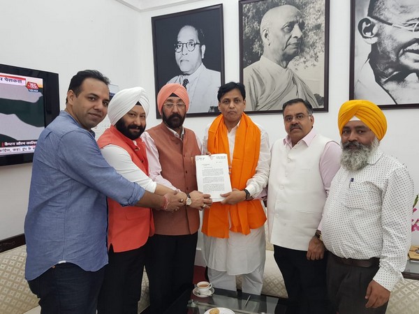 Delegation meets MoS Nityanand Rai  to push for Sikh security in New Delhi [Photo/ANI]
