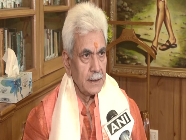 Jammu and Kashmir LG Manoj Sinha (Photo:ANI)