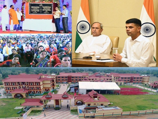 Odisha Chief Minister Naveen Patnaik inaugurated a residential school in Bhawanipatna of Kalahandi district. (Photo/ANI)