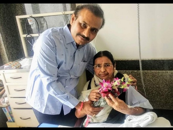 Maharashtra Health Minister Rajesh Tope's mother, Sharadatai Ankushrao Tope 