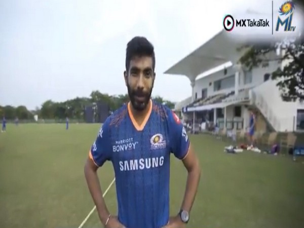 Pacer Jasprit Bumrah. (Photo/ Mumbai Indians twitter grab)