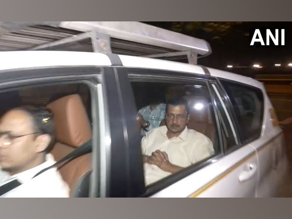 Delhi CM Arvind Kejriwal was brought to the ED Headquarters after his arrest (Photo/ANI)