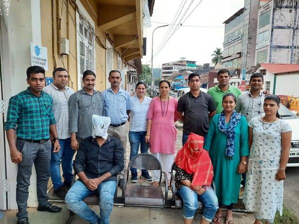 Crime branch of Goa Police busted a prostitution racket and arrested two persons. (Photo/ANI)