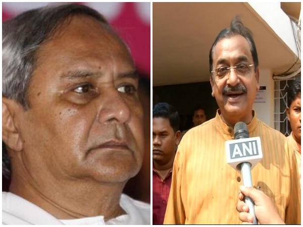 Chief Minister Naveen Patnaik and BJP state vice president Samir Mohanty.