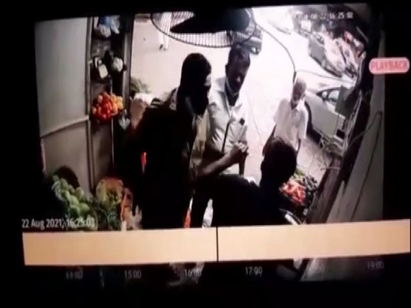 Visual of the CCTV  footage (Photo/ANI)