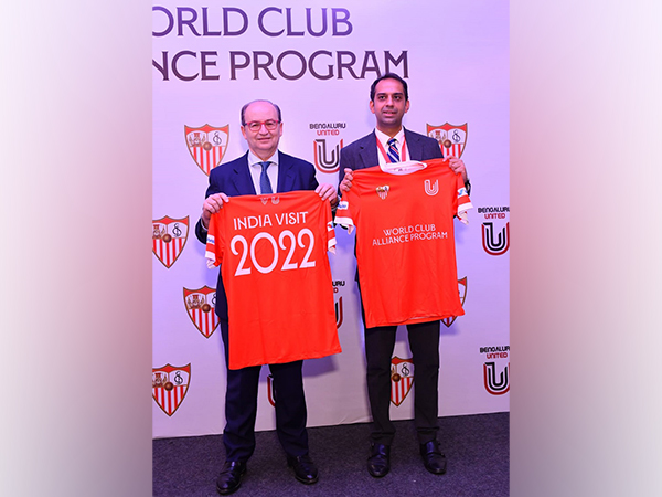 Jose Castro Carmona, President, Sevilla FC and Gaurav Manchanda, Owner FC Bengaluru United