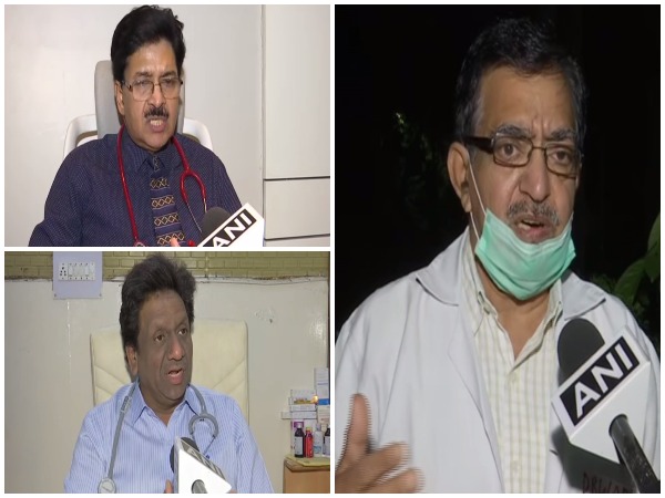 Dr Ravi Malik, Dr Harish Gupta and Dr BB Wadhwa speaking to ANI on attacks on doctors. Photo/ANI