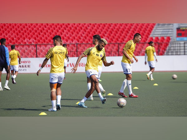 Rajasthan United team in practice session (Photo: I-League Media)