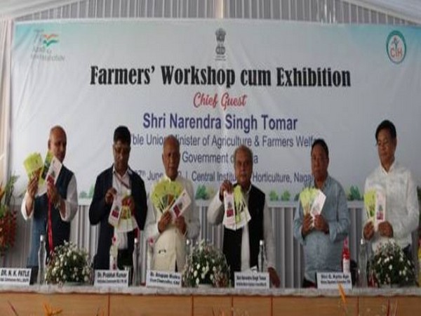 Union Agriculture Minister Narendra Singh Tomar in Nagaland. (Photo/PIB)