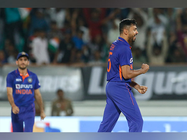 Pacer Avesh Khan has received a lot of backing from Rohit. (Photo- BCCI Twitter)