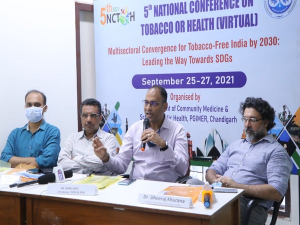    Chandigarh declaration for tobacco-free India announced at 5th National Conference on Tobacco or Health