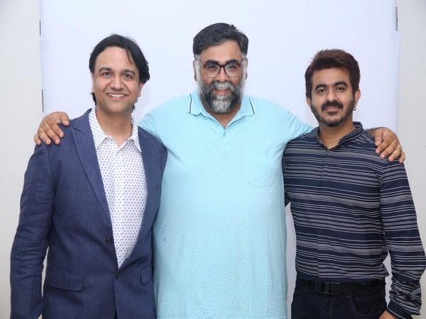 Filmmakers Vikas Sharma, Akarsh Khurana and Sunny Khanna