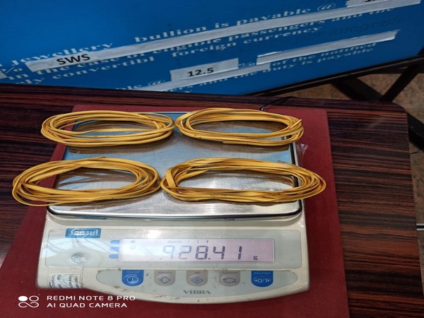 Gold seized by Air Intelligence Unit in Kozhikode [Photo/ANI]