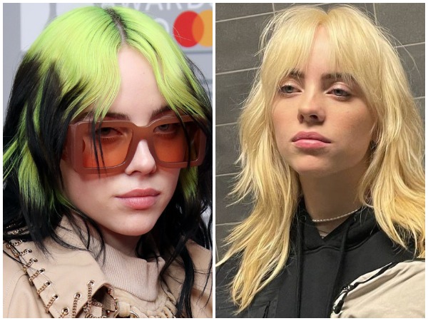 Billie Eilish's previous hair colour, and recent hair colour (Image courtesy: Instagram)