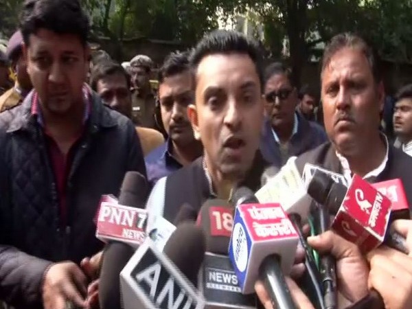 Tehseen Poonawalla speaking to media persons on Wednesday in New Delhi. Photo/ANI