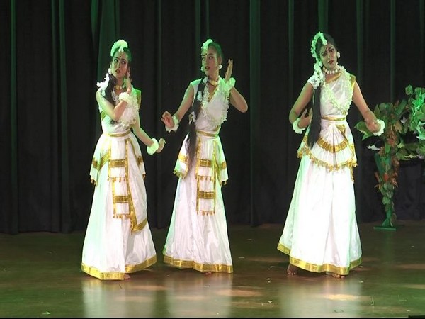 Participants performing dance-drama ‘Abhigyan Shakuntalam’