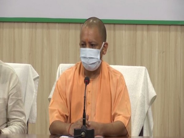 Uttar Pradesh Chief Minister addressing a  press conference in Lucknow on Saturday. [Photo/ANI]