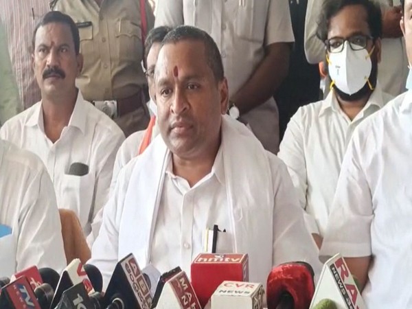 Andhra Pradesh Endowments Minister Velampalli Srinivasa Rao (Photo/ANI)