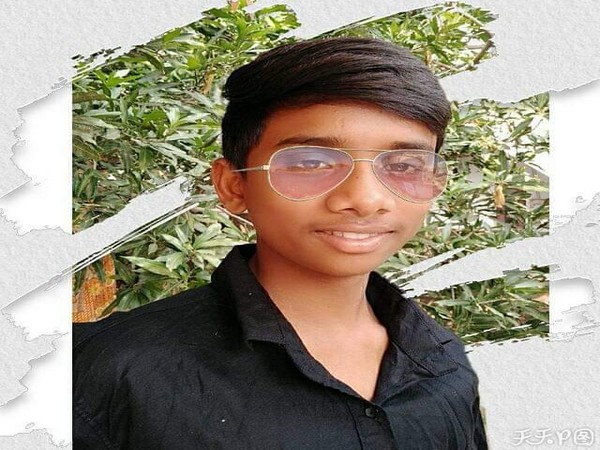 Deepak Sai, a tenth class student, who was found hanging in the school premises in Krishna district, Andhra Pradesh on Saturday. Photo/ANI