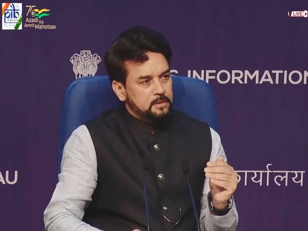 Union Information and Broadcasting Minister Anurag Thakur (Photo:ANI)