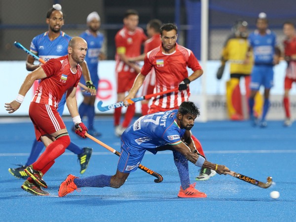 Indian mifielder Sumit in action (Photo/ Hockey India)
