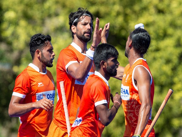 India celebrate after scoring goal against Argentina (Photo/ Hockey India)