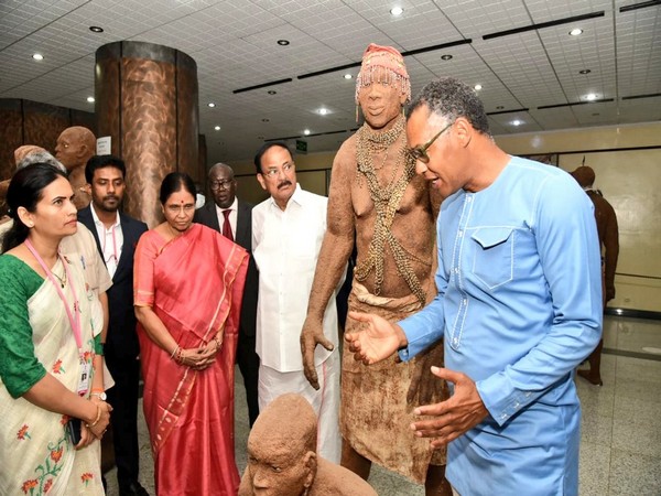 Vice President Venkaiah Naidu at African Renaissance in Dakar, Senegal (Photo Credit: Twitter)