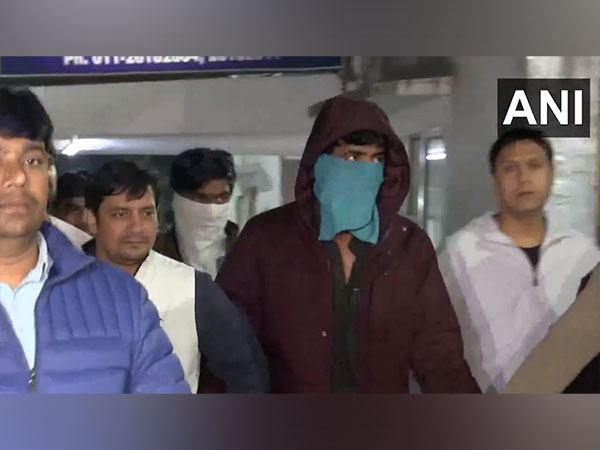 Accused brought to Delhi Crime Branch office. (Photo/ANI)