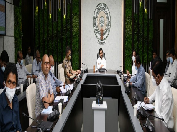Andhra Pradesh Chief Minister YS Jaganmohan Reddy holding a review meeting on Monday