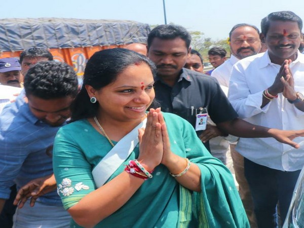 TRS leader Kalvakuntla Kavitha (Photo/ANI)