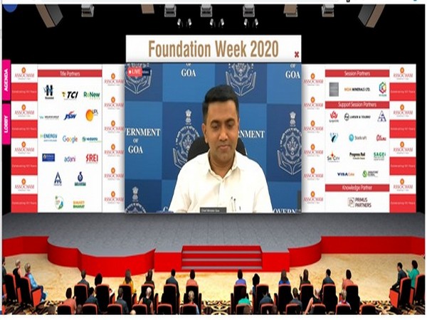 Goa Chief Minister Pramod Sawant while speaking at the Assocham Foundation Week on Thursday. (Photo/ANI)