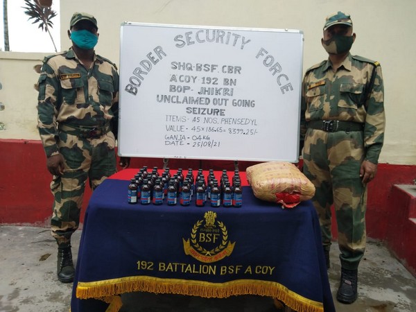 BSF seized 45 bottles of Phensydyl and 19.5 kg of cannabis 