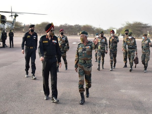 General Officer Commanding-in-Chief of the Sapta Shakti Command Lieutenant General AS Bhinder.