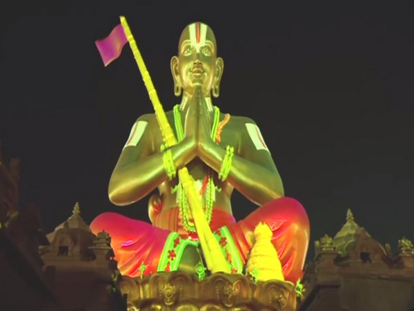 3D projection on life journey, teaching of Sri Ramanujacharya showcased after Statue of Equality inauguration (Photo:ANI)