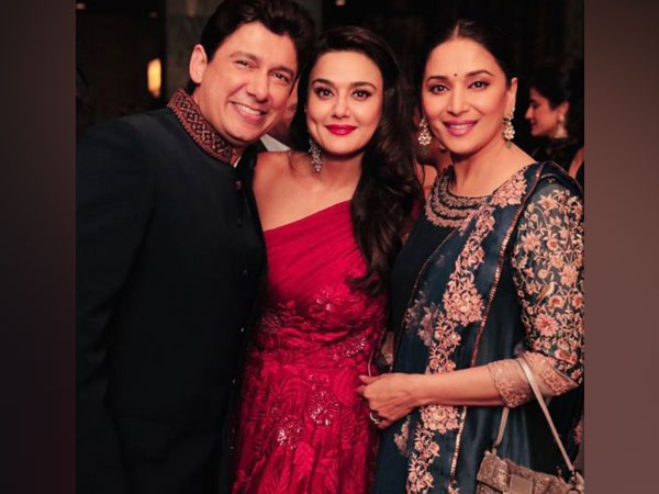 Shriram Nene, Preity Zinta and Madhuri Dixit (Image Source: Twitter)