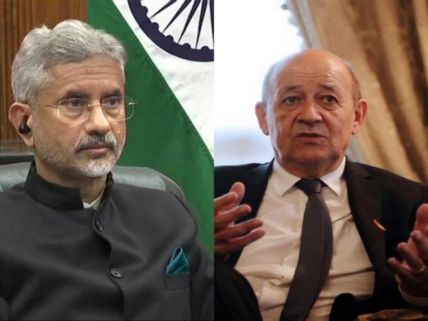 External Affairs Minister S Jaishankar and French counterpart Jean-Yves Le Drian (File photo)