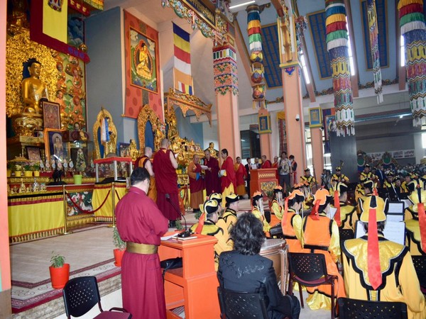 Lord Buddha's Holy Relics displayed at Ganden Monastery in Mongolian capital
