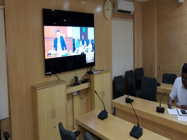 Cabinet Secretary Rajiv Gauba met Odisha government officials over video conferencing to review preparedness for Cyclone bulbul. Photo/ANI