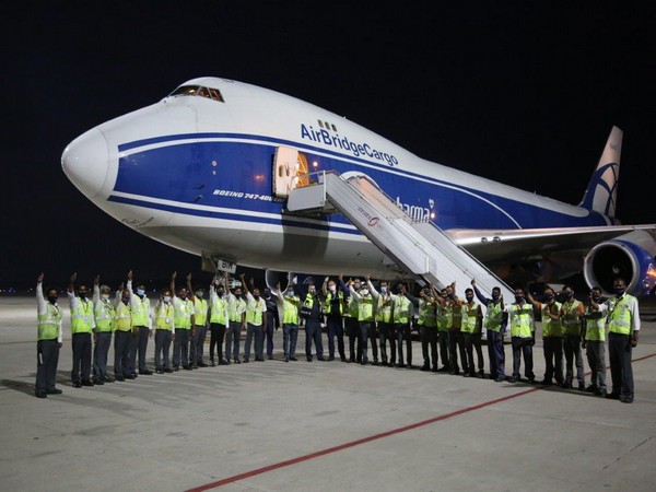 Visuals from Hyderabad airport (ANI)