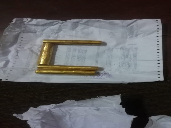 2,596 grams gold seized at Kozhikode International Airport. (Photo/ANI)