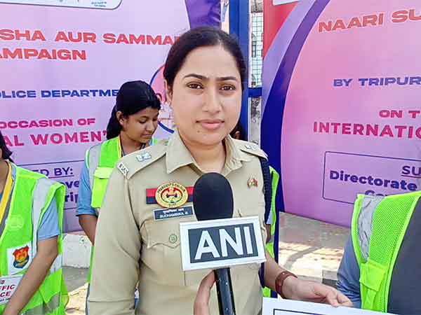 Adl.SP Sudhambika R., Tripura Police (Photo/ANI)
