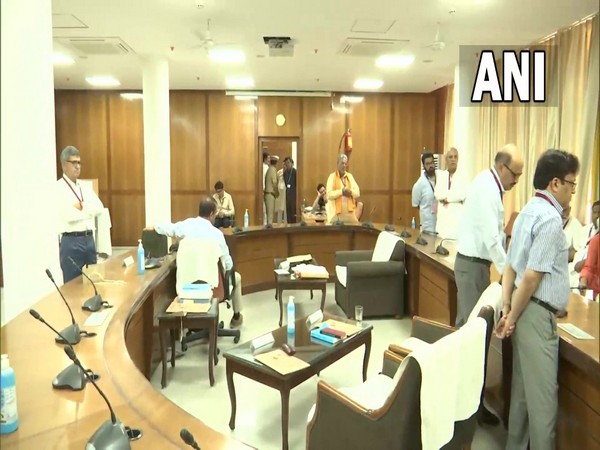 Voting is underway for six Rajya Sabha seats in Maharashtra. (Photo/ANI)