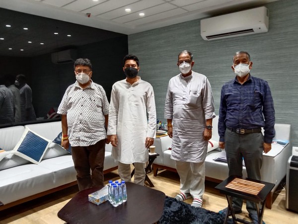 GJM delegation with Abhishek Banerjee (Photo/ANI)