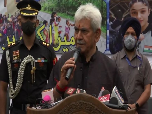 Jammu and Kashmir  Lieutenant Governor Manoj Sinha (Photo/ANI)