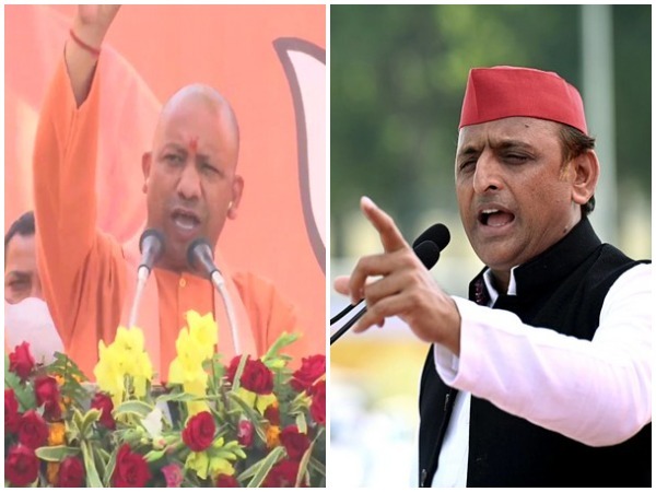 UP CM Yogi Adityanath, SP chief Akhilesh Yadav (Photo/ANI)