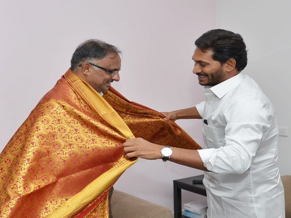 Jagan Reddy met acting chief justice of Andhra Pradesh High Court Justice C Praveen Kumar on Tuesday