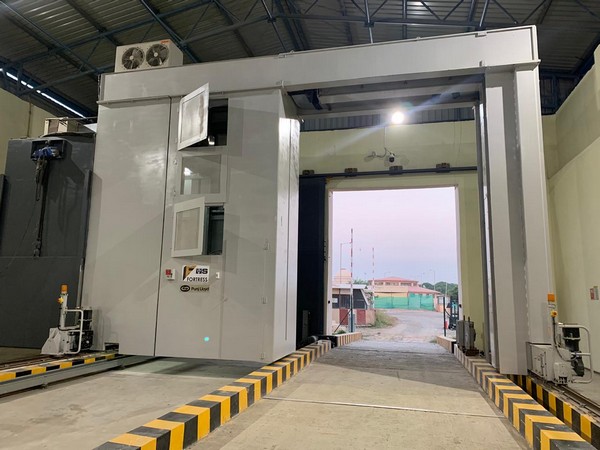 Radiation Detection Equipment (RDE) at Integrated Check Post (ICP) at the Attari Border (Photo/ANI)