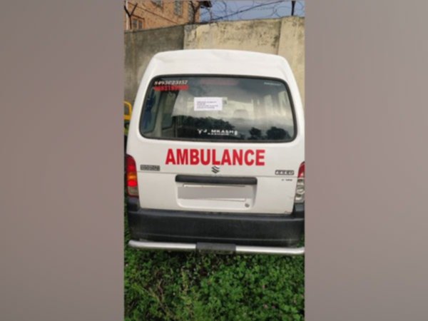 Ambulance seized by Srinagar Police (Photo/ANI)