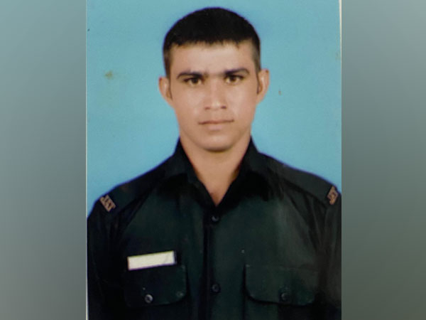 Sepoy Laxman who succumbed to injuries after a ceasefire violation. (Photo/ANI)